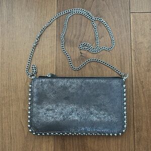 Zara Studded Crossbody Wallet Bag